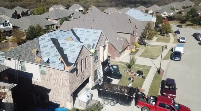 Aerial Roof Replacement