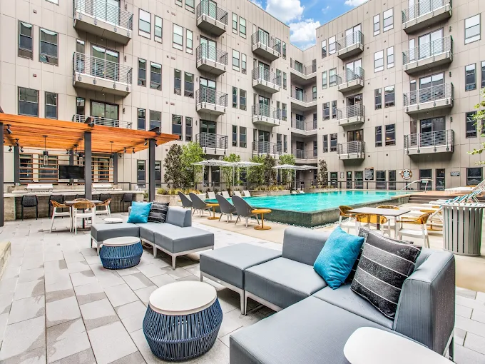 Commercial Pool Lounge Area